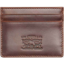 Levi's(R) ανδρική δερμάτινη θήκη για κάρτες - 005H10000 Καφέ