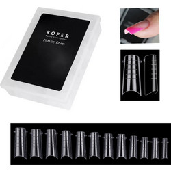 Koper Plastic Dual Forms Φόρμες Επιμήκυνσης Νυχιών No7 120τεμ