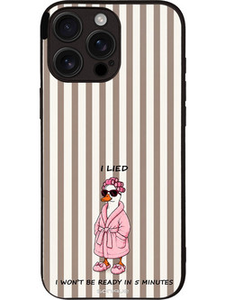 Sonique Stripe Stories Series Θήκη I Lied (iPhone 16 Pro Max)