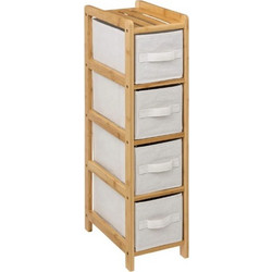 Επιδαπέδια Ραφιέρα Με 4 Συρτάρια 5Five (33x19x79)