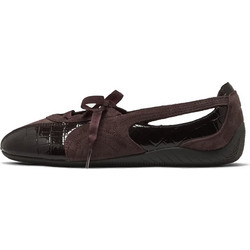 PUMA Speedcat Ballet Nova Croc-Texture Sneakers - Chocolate Fondue/Gum
