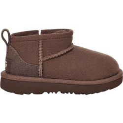 UGG Classic Ultra Mini Παιδικά Μποτάκια Καφέ Suede με Φερμουάρ 1130750T-BCDR