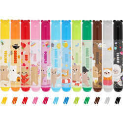 LEGAMI SET 12 Μαρκαδόρων TEDDY FRIENDS