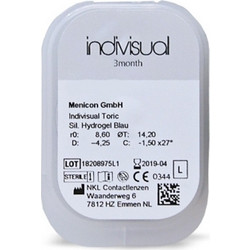 Menicon Indivisual MULTI Toric Τριμηνιαίοι Φακοί Επαφής 1τμχ