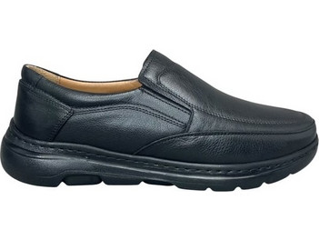 Ανδρικα παπουτσια δερματινα ανατομικα smart steps 64029996/17225-μαυρο