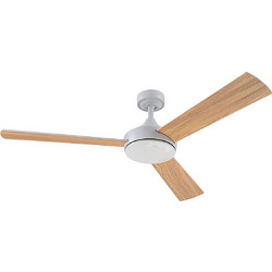 Elstead Lighting CFF-PILOTE-52-MWH Ανεμιστήρας Οροφής 132cm με Τηλεχειριστήριο Λευκός Μπεζ