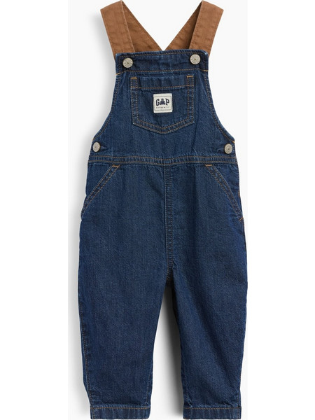 Βρεφική Τζιν Σαλοπέτα Workwear Dark wash