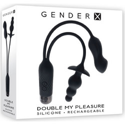 Evolved Novelties Double My Pleasure Δονητής Μαύρος