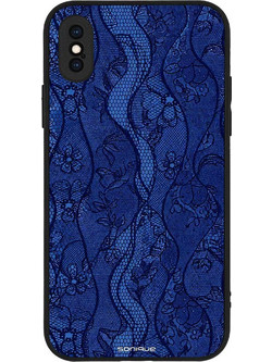 Sonique Diva Series Θήκη Μπλε Δαντέλα (iPhone X / iPhone XS)