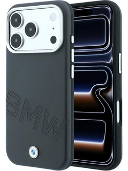 BMW Sign Inclined Deboss Letters MagSafe Back Cover Grey (iPhone 18 Pro Max / 17 Pro Max)