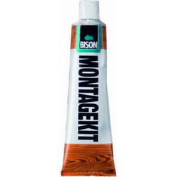 Bison MontageKit Super Strength Πάστα Μονταζόκολλας Μπεζ 125gr 1006213