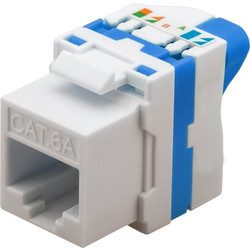 Techly CAT 6a KeyStone RJ45 Jack UTP unshielded Tooless IWP-MD C6A/UROTT 028580