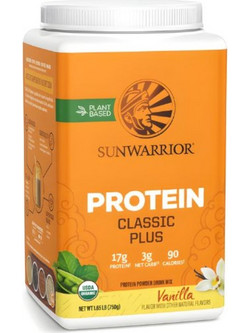 Sunwarrior Classic Plus Protein Vanilla Φυτική Πρωτεΐνη Χωρίς Γλουτένη 750gr