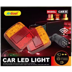 Andowl LED Car Towing + Trailer Light Waterproof with Magnet 000.230.18775 1pc