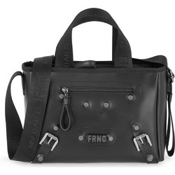 FRNC Roxie Γυναικεία Τσάντα Χειρός από Δερματίνη Μαύρη 2365