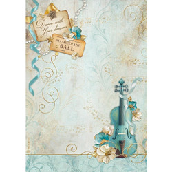 Stamperia Ριζόχαρτο Decoupage A4 (21X29,7cm) Violin