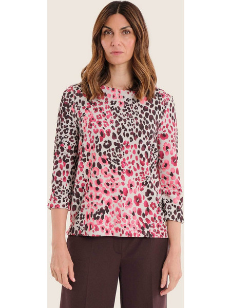 Gerry Weber γυναικεία μπλουζα με animal print - N71301713038 Ροζ