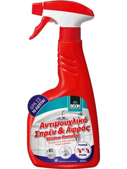Bison Mildew Remover Καθαριστικό Μούχλας Σε Μορφή Αφρού 500ml