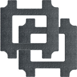 MOVA Cloth, σετ 2 τεμαχίων (ανοιχτό γκρι) NCCB2-W