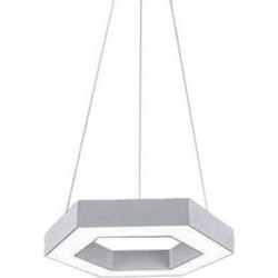 Κρεμαστό LED LIVORNO Silver CCT Dimmable 110W Ασημί