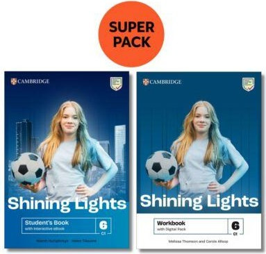 SHINING LIGHTS 6 SUPER PACK 1 (STUDENT'S BOOK + WORKBOOK + WORDLIST) 2026 - Cambridge - Paperback