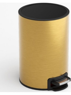 Χαρτοδοχείο Μπάνιου 5lt Soft Close VALI005/OC Imex Χρυσό ματ