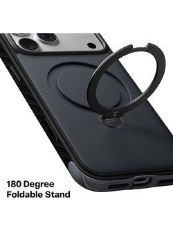 TORRAS Ostand Q3 Rugg MagSafe Θήκη Black (iPhone 18 Pro Max / 17 Pro Max)