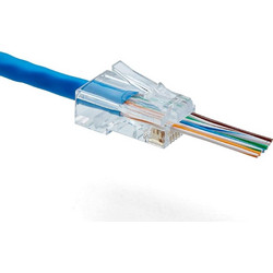 FTT6-118 Φις UTP CAT6e Pass Through RJ45 (50τεμ)