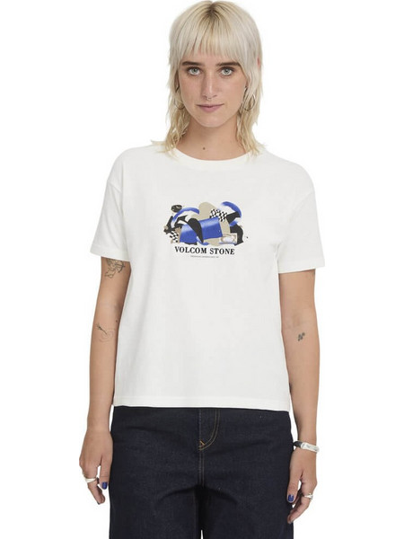 Volcom Carrau II T-Shirt Γυναικείο - Off White (B3532610-OFW)