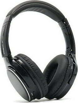 Moxom MX-WL16 Ασύρματα Bluetooth Ακουστικά Over Ear Μαύρα