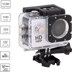 Κάμερα sport de actiune HD 1080P, WiFi, ecran 2" 12MP, rezistenta la apa 30m