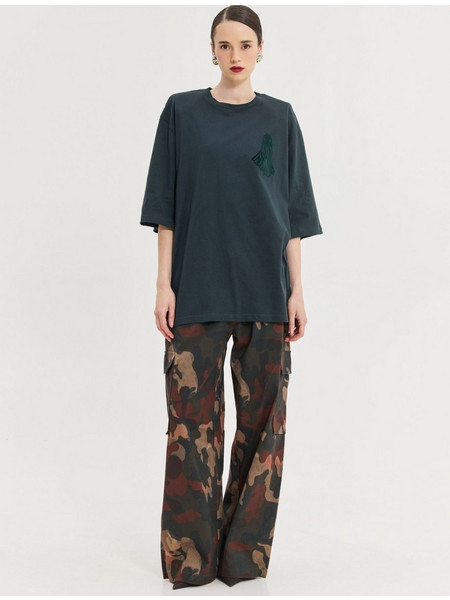 Hemithea Sahara Oversized T-Shirt Khaki