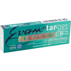 Premium Πιπάκια EVANS Target Slim 6mm 10 τμχ