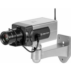 Cabletech DK-13 Ψεύτικη Κάμερα Παρακολούθησης Τύπου Bullet Ασημί URZ0994