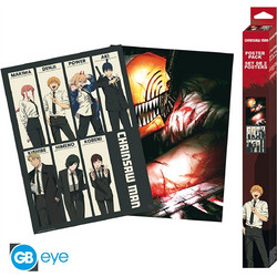 Σετ 2 Αφίσες CHAINSAW MAN - Set 2 Posters Chibi 52x38 - Devil Hunters GBYDCO633