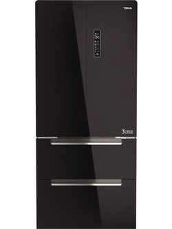 Teka RFD 77820 GBL Ψυγείο Ντουλάπα 469lt No Frost Υ189.8xΠ83.3xΒ68.5cm Μαύρο