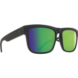 SPY+ Discord Matte Black Green SPY Discord Ανδρικά Γυαλιά Ηλίου Τετράγωνα Κοκάλινα Μαύρα με Μπλε Polarized Φακό