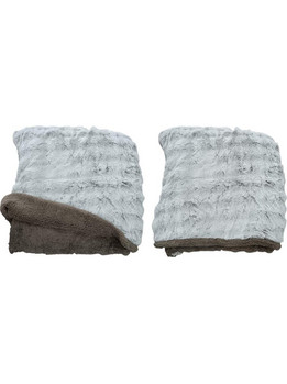 Κουβέρτα Υπέρδιπλη Bubble Wool Με Επένδυση Sherpa Γαρύφαλλο 220x240 - Taupe