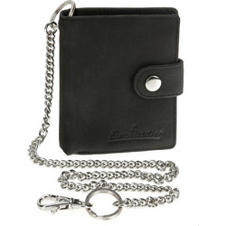 ΠΟΡΤΟΦΟΛΙ ΔΕΡΜΑΤΙΝΟ ΓΙΑ ΚΑΡΤΕΣ & ΧΡΗΜΑΤΑ BIKER WALLET ME 45cm ΑΛΥΣΙΔΑ RFID ΠΡΟΣΤΑΣΙΑ ΣΕ ΜΑΥΡΟ ΧΡΩΜΑ LAMPA - 1 Τεμ. - Lampa - L.ERPFBBL