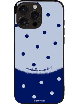 Sonique Delulu Polka Era Series Θήκη Blue Mentally (iPhone 16 Pro Max)