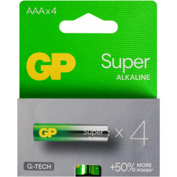 Gp Super Alkaline AAA 4τμχ
