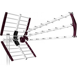Τριπλή κεραία UHF, 18db, μπορντό χρώματος ANT-BKM18Τ700