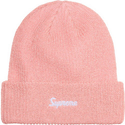 Supreme Loose Gauge Beanie 'Pink Reflective'