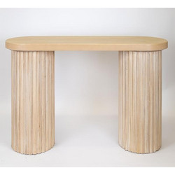 ΚΟΝΣΟΛΑ ΞΥΛΙΝΗ NATURAL 119x40x80.5cm Eurolamp 750-25023