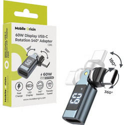 Mobile Origin Περιστρεφόμενος Αντάτορας Display Type-C Rotation 540 Adapter CB15 Black