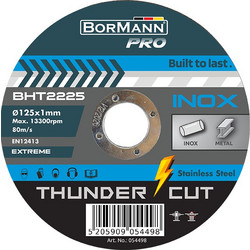Δίσκος Κοπής Thunder Cut Inox Extreme Φ125x1mm BHT2225