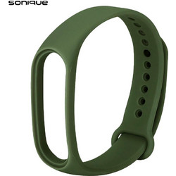 Sonique Color Λουράκι Σιλικόνης Khaki (Mi Smart Band 3 / 4)