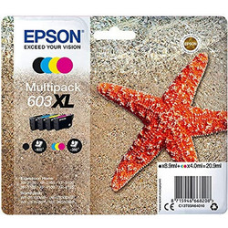 Epson 603XL B/C/M/Y Πακέτο 4 Μελανιών Εκτυπωτή Inkjet