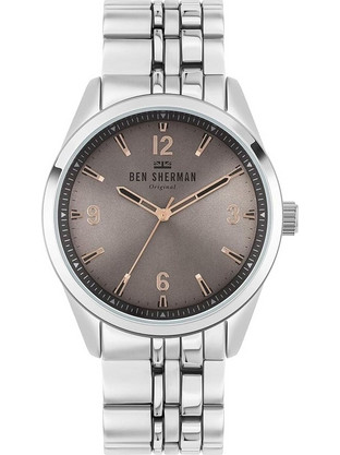 Ben Sherman Carnaby Ανδρικό Ρολόι με Ασημί Μεταλλικό Μπρασελέ WB057ESM