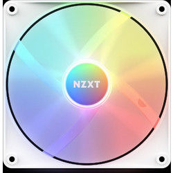NZXT F140 RGB Core Case Fan 140mm RGB με Σύνδεση 4-Pin PWM White